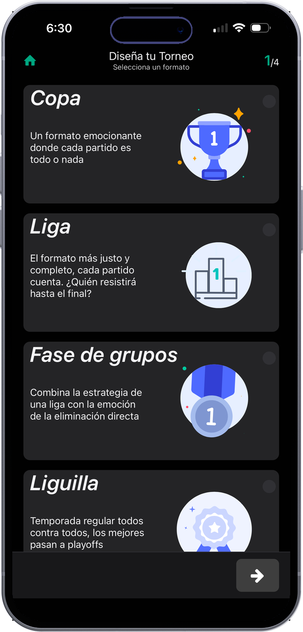 Talos app screen