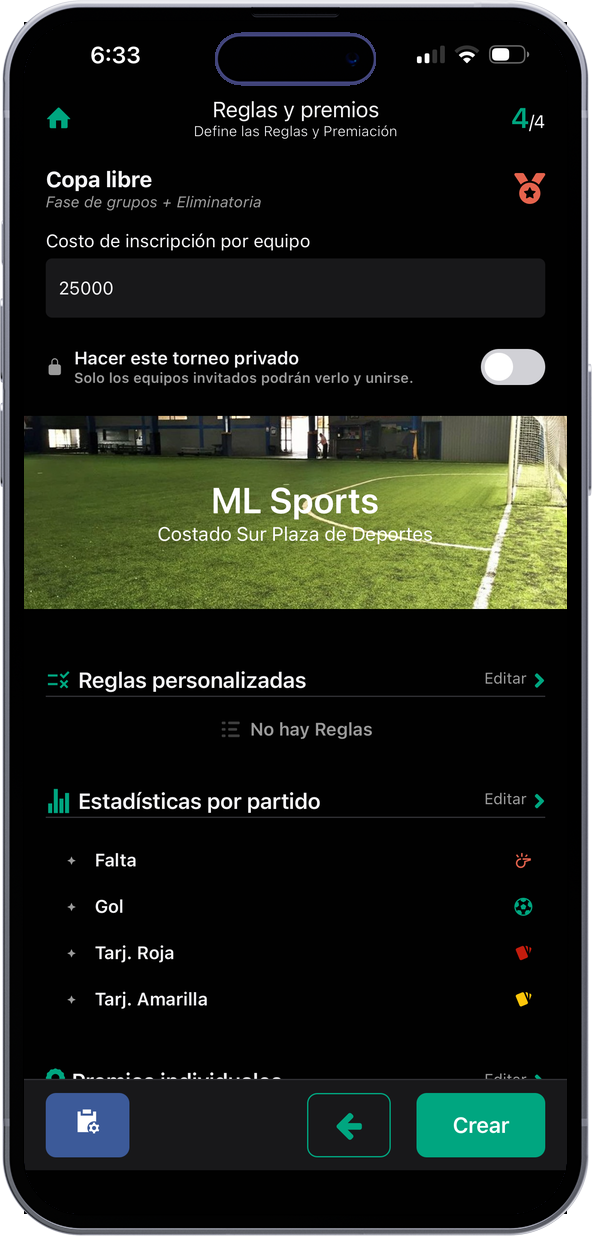 Talos app screen