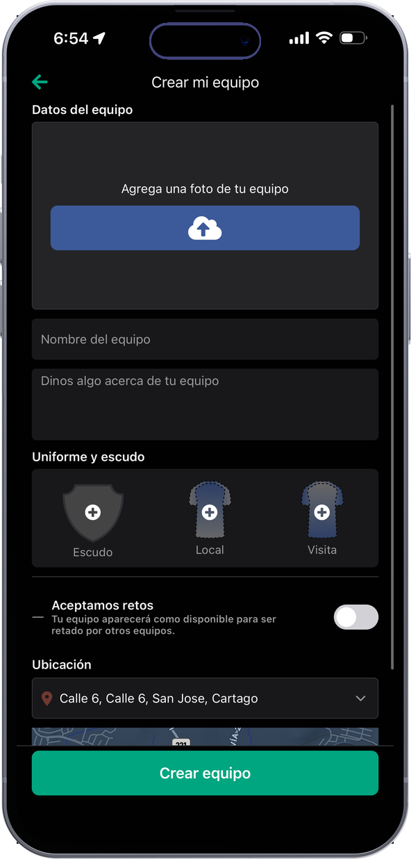 Talos app screen